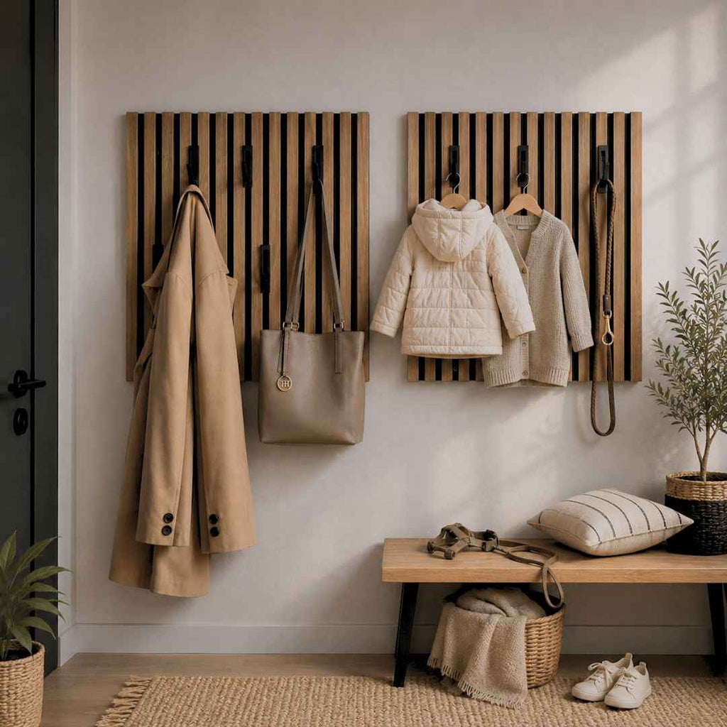 Akustikpaneel-Garderobe DUIN