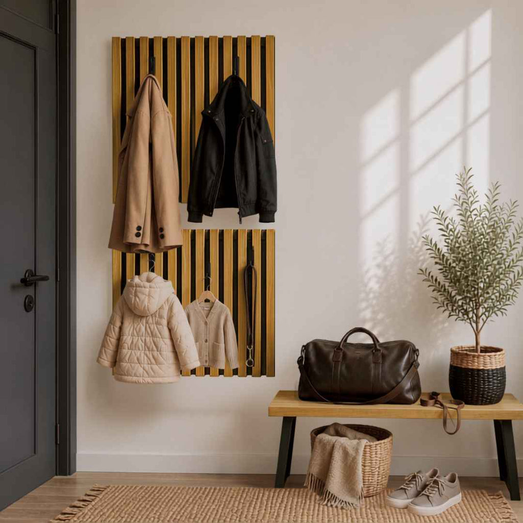 Akustikpaneel-Garderobe DUIN