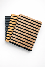 Akustikpaneel 60x60 cm Muster Eiche Walnuss und schwarze Eiche