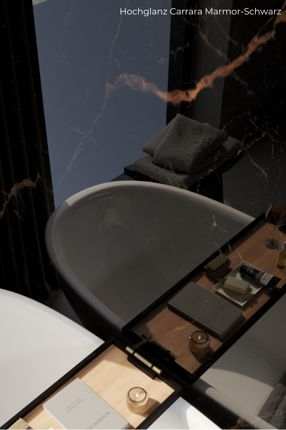 Badezimmer Dusche Wandfliese HG_Cararra_schwarz_2
