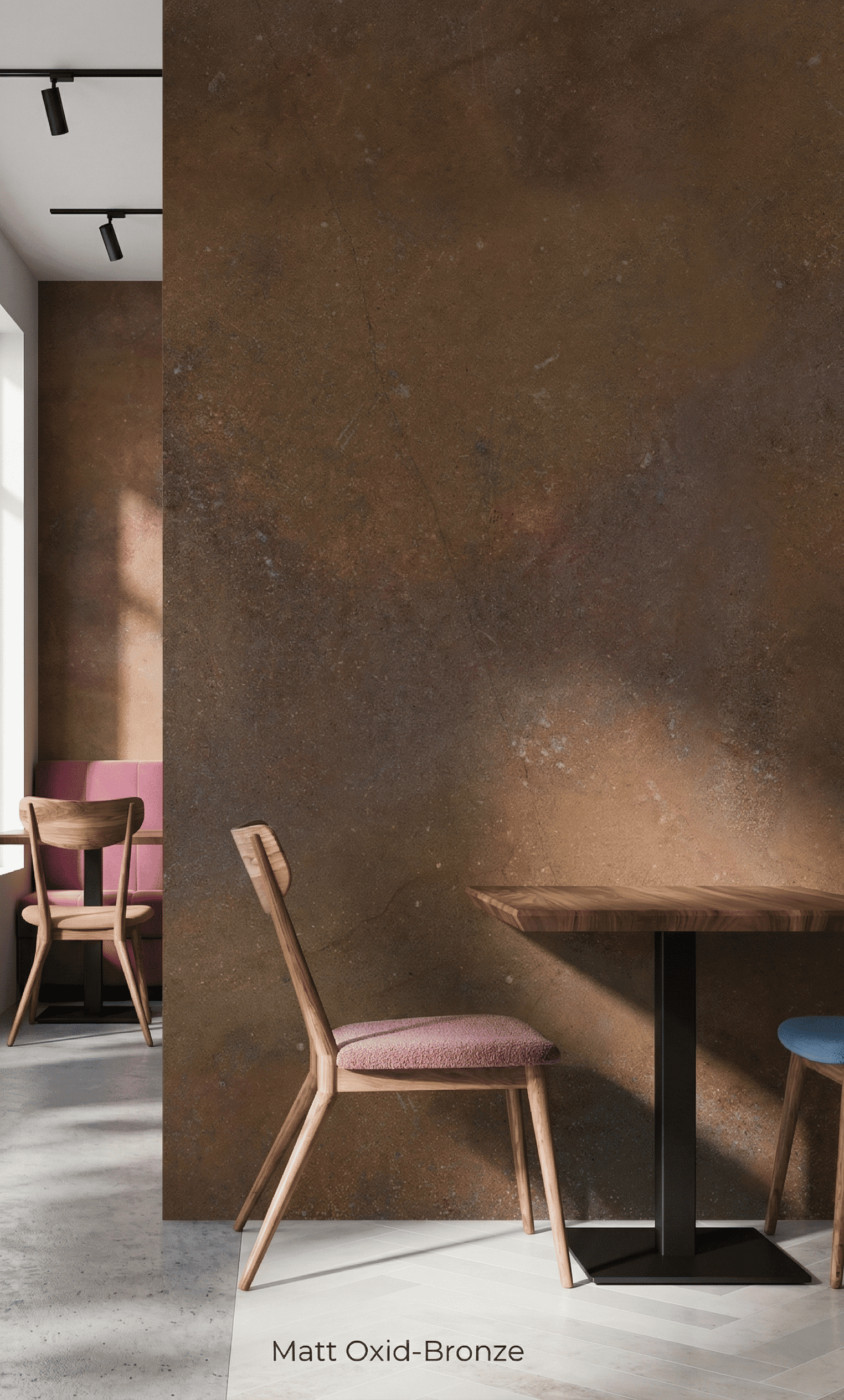 Kantine Wohnzimmer Wandfliese Oxid Rot