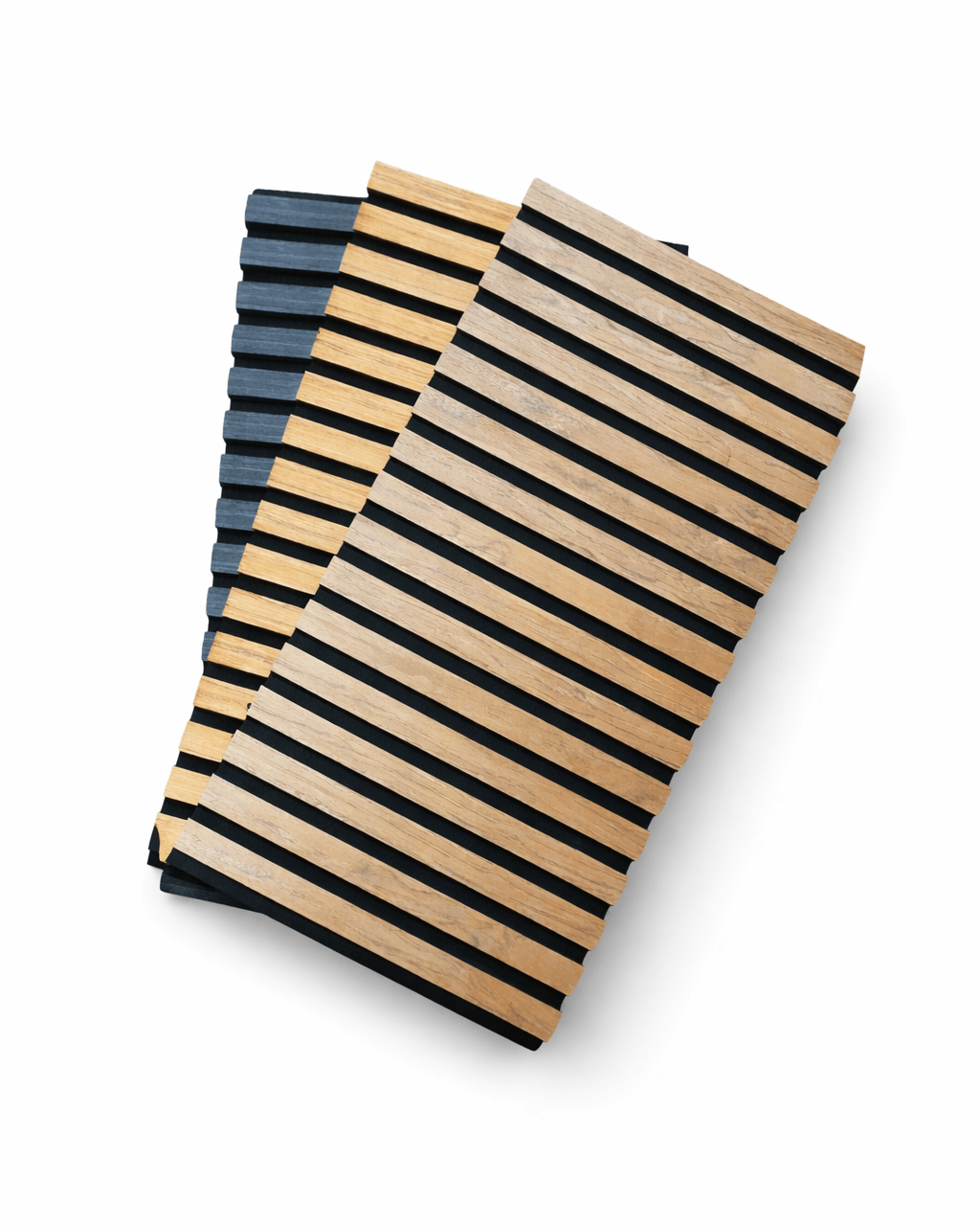 Akustikpaneel 120x60 cm Muster Eiche und schwarze Eiche