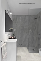 Badezimmer Dusche Wandfliese m_majastaetisch_grau